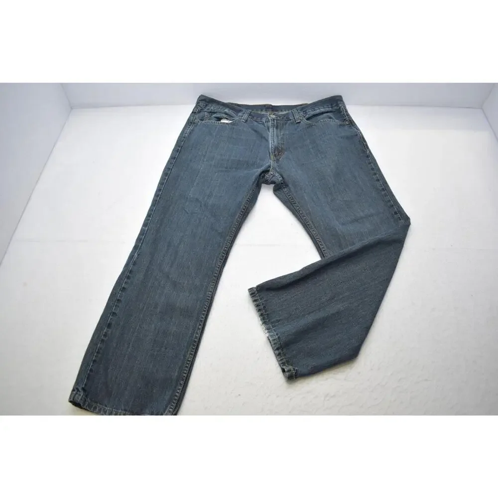 Levi's 559 Relaxed Straight Fit Blue Denim Jeans Mens Size 38‎ x 30